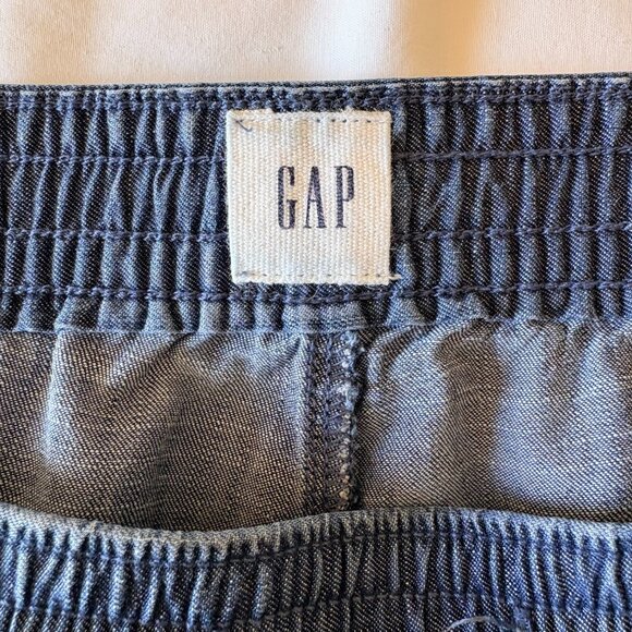 ☁️ Buttery Soft Gap 100% Tencel Denim Joggers Eco-Chic Size M - Picture 4 of 7